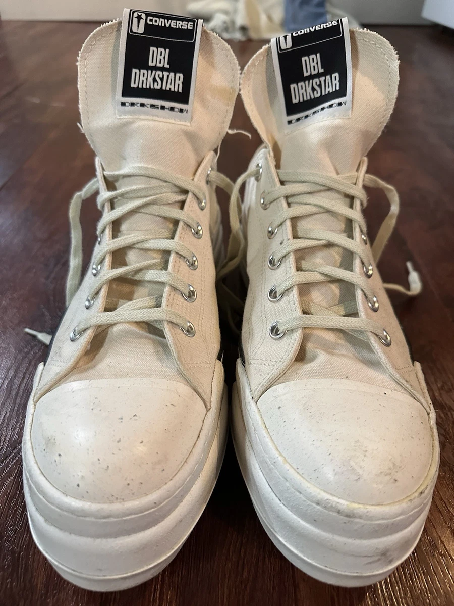 Converse Rick Owens x DRKSHDW DRKSTAR Chuck 70 Low Black for Sale