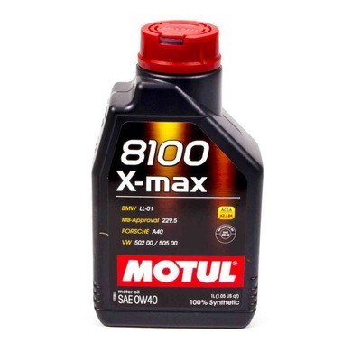 MOTUL USA 8100 0w40 X-Max Oil 1 Liter- MTL104531