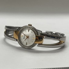 Orologio donna Bulova quarzo bicolore 98V08 mezzo bracciale con pietre