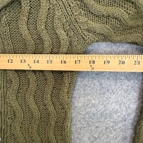 Diesel Alpaca Wool Blend Cable Knit Hoodie Cardigan Sweater Womens XS Chunky - Picture 11 of 16