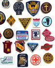 Vtg MIXED LOT of 40+ Sew-On EMBROIDERED PATCHES Uniform-Schools-Felt-NOS Unused — photo 5