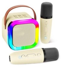 Karaoke Machine for Kids, Kids Karaoke Machine Gifts for Girls and Boys ivory