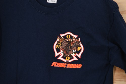 T-shirt NOFD Flying Squad 540 New Orleans vigili del fuoco taglia media Eagle - Foto 5 di 11