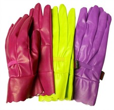 12 PACK TOWN & COUNTRY TGL206 AQUA SURE ORCHID  GARDEN GLOVES - LADIES ONE SIZE