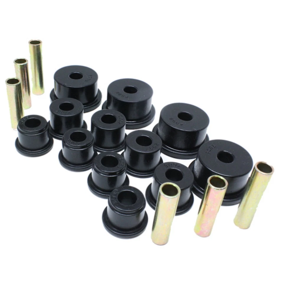 Juego de 2 resortes y grilletes de suspensión energética 2.2109G bujes de resorte de hoja traseros Foto 2 de 4