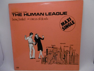 Maxi 12'', The Human League, Being Boild, German EMI 1C K 052 20 1128 8 LP 1978