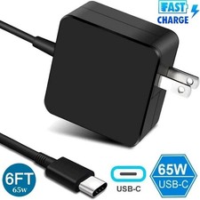 65W Type USB-C Wall Charger Power Adapter for Macbook Pro 13 Inch 2016-2020 Air