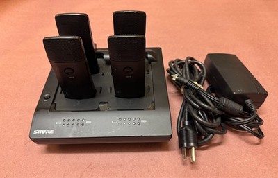 SHURE Microflex Wireless System - MXWNCS4  & Four MXW6/C Z10 Transmitters
