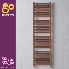 Brushed Bronze Bathroom Radiator Copper Ladder Rail Heated Towel 770 1200 1800