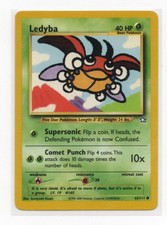Ledyba 63/111 Common Neo Genesis Pokemon Unlimited Lightly Played