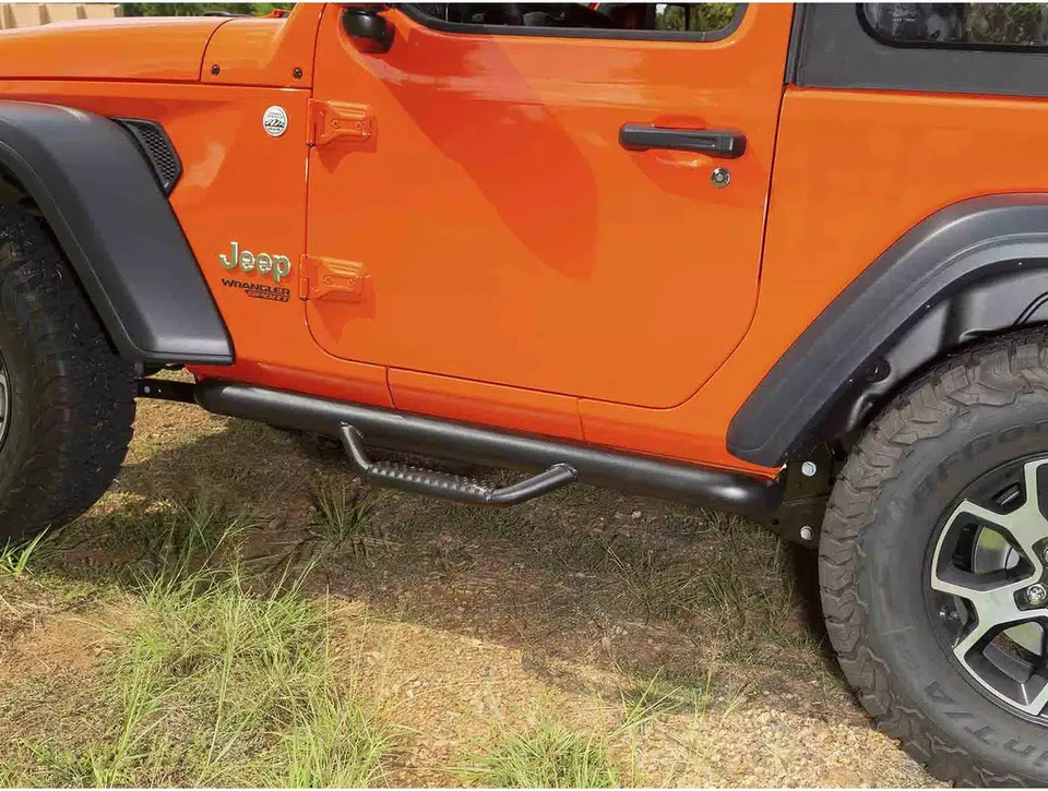 Rugged Ridge Spartan Nerf Bar Textured Black Fits 18-24 Jeep Wrangler JL Foto 4 de 4