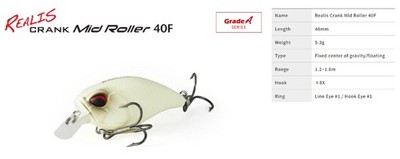 DUO Leurre flottant Realis Crank Mid Roller 40 SSA3807 (0136) acheter à prix bas - livraison gratuite, avis réels avec des photos