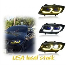 Dual Color Headlights For Bmw 3 Series E90 2005-2010 Led