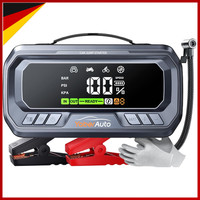 Starthilfe Powerbank 8000A 160PSI Mit Kompressor Notlicht Lcd 12V Diesel Benzin
