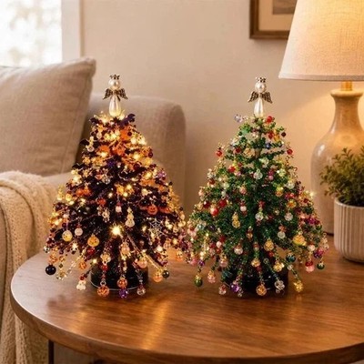 Perlen Weihnachtsbaum Set DIY Ornament Basteln Bastelset Kinder Geschenk Lustig