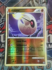 Lunatone 25/102 Reverse Holo Rare Heart Gold Soul Silver Triumphant VLP Pokemon