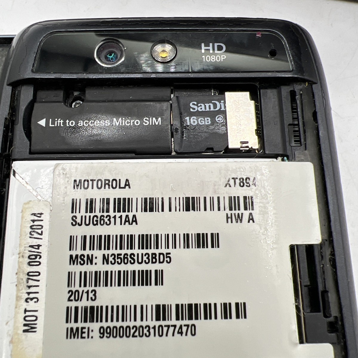 Motorola Droid 4 Model XT894 Keyboard Slider Smartphone Verizon