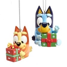 Kurt S. Adler Bluey  Bingo Christmas Ornament Set of 2   Officially Licensed...