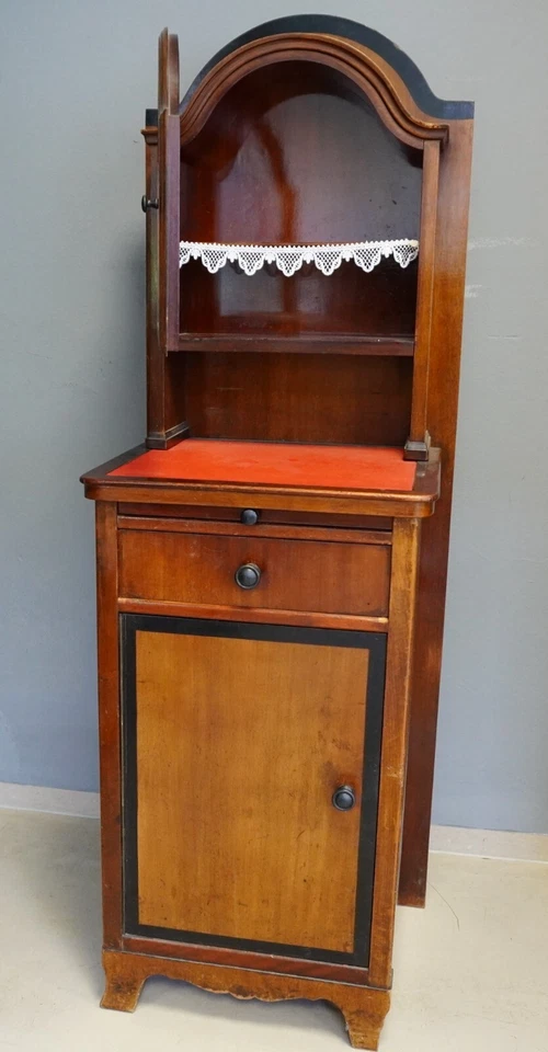 Antike Kommode, Nachtschränkchen, massiv-Mahagoni aus vorh. Jahrhundertwende