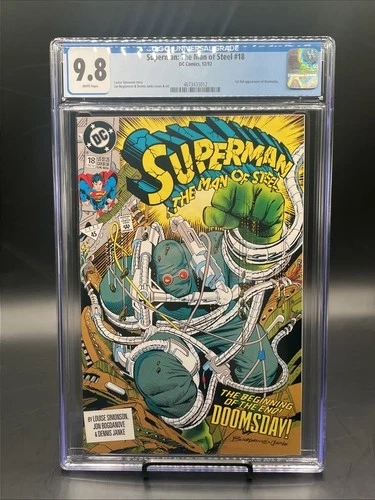 Superman: The Man of Steel #18 (DC Comics December 1992) CGC Graded 9.8 Wht Pgs