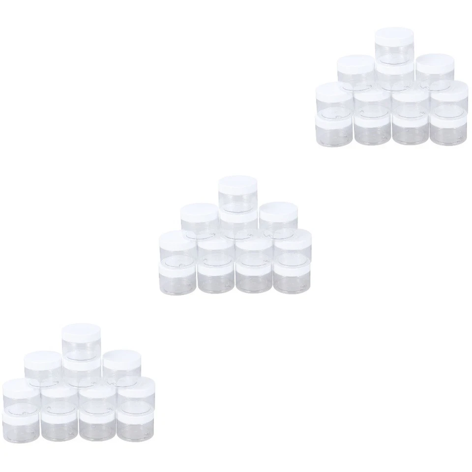  3 Count Gläschen Mit Deckel Mini Kleine Weckgläser Nachfüllbare Behälter - Bild 2 von 4