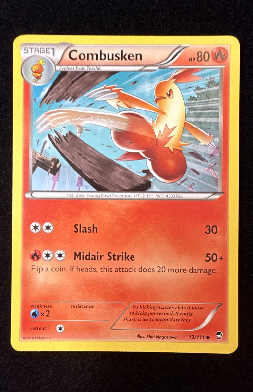 Combusken - Furious Fists - 13/111 - Pokemon TCG - LP