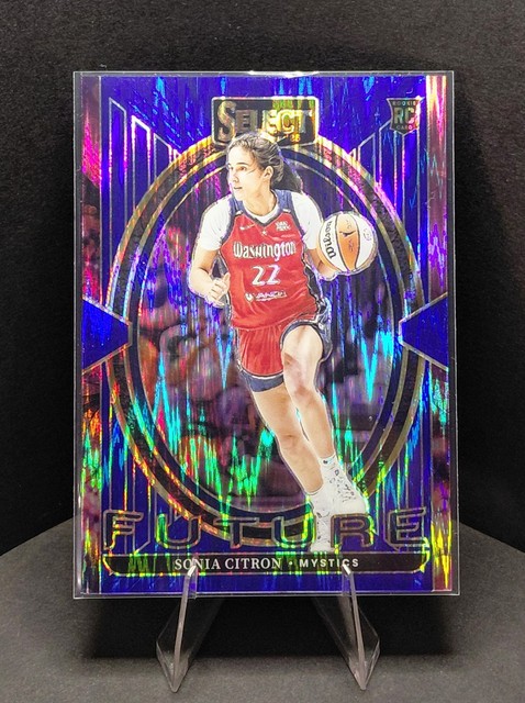 Sonia Citron RC /99 💥 2025 Panini Select FUTURE Blue Flash WNBA Mystics