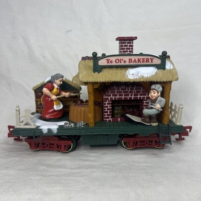1995 New Bright Holiday Express Train Car Ye Ole Bakery (NO WIRE CONNECTOR)