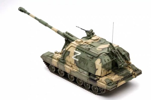 1 35 Russian Army 2S19 MSTA S 152mm Self Propelled Gun Assembly Painted Finished - Picture 9 of 9