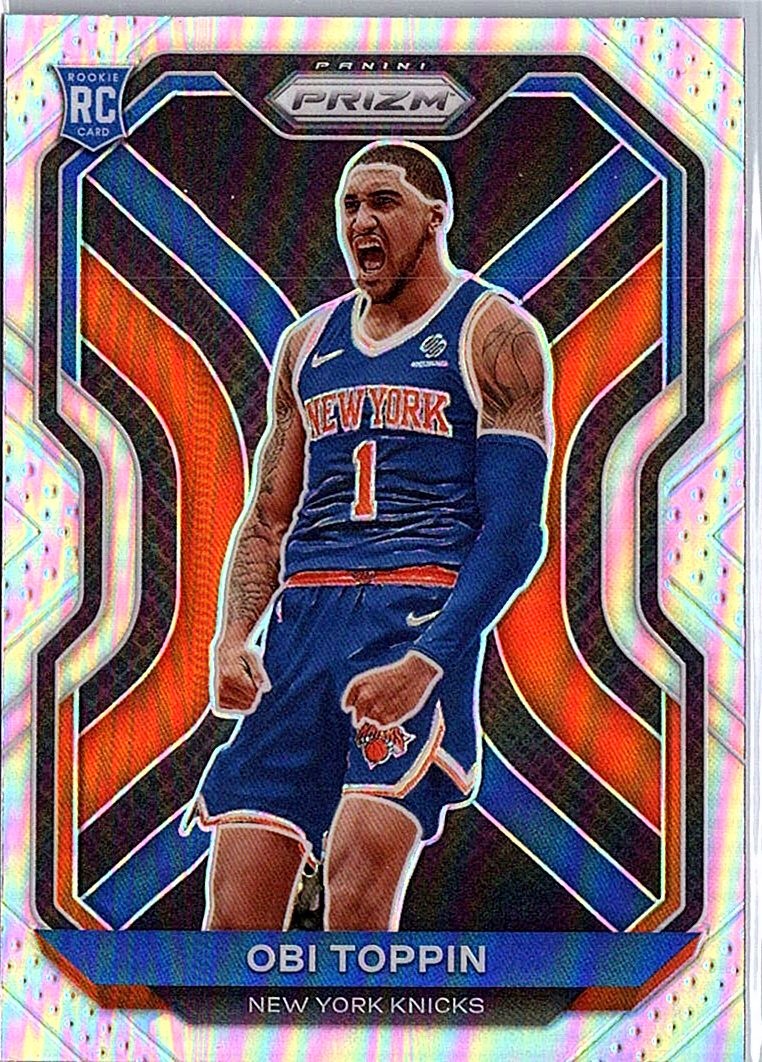 2020-21 Panini Prizm #280 Obi Toppin Silver Prizms
