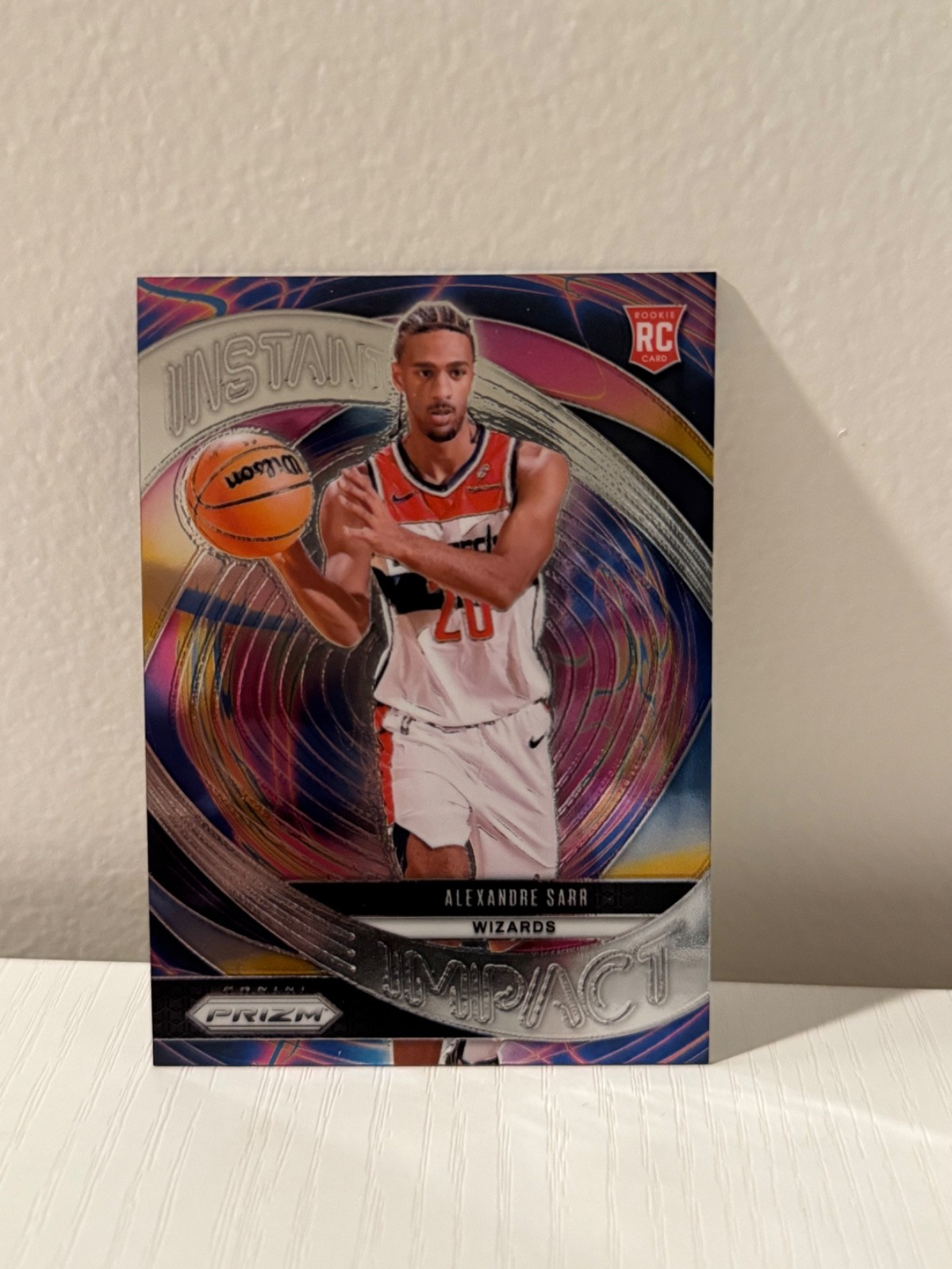 2024-25 Panini Prizm - Instant Impact Alexandre Sarr #1 Silver Prizm (RC)