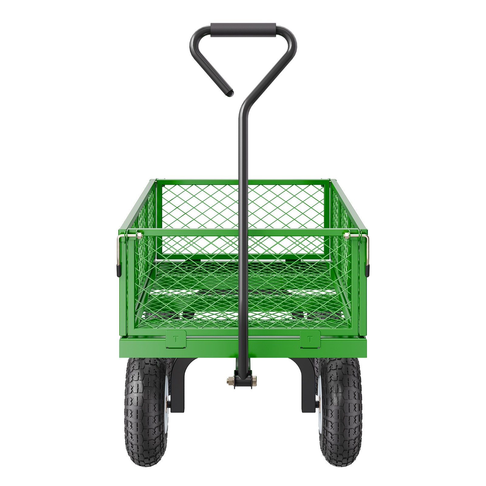VEVOR Steel Garden Cart 1200lbs Capacity Heavy Duty Wagon Utility Cart 10in