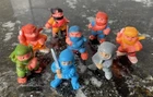 VINTAGE 1986 SOMA Ninja Lot Of 8 Mini Action Figures NICE!!