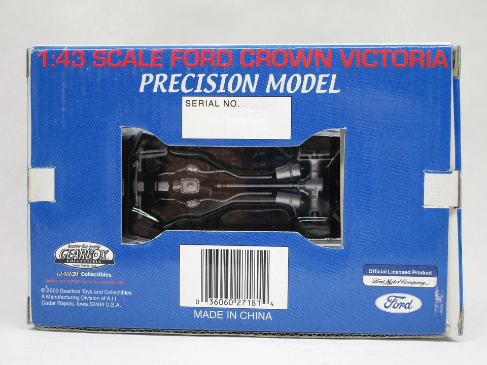 Gearbox Ford Crown Victoria Diecast 1:43 Georgia State Patrol Limited Edition - Image 4 of 4