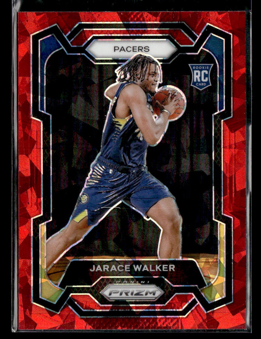 2023-24 Panini Prizm Jarace Walker #168 Prizms Red Ice Rookie