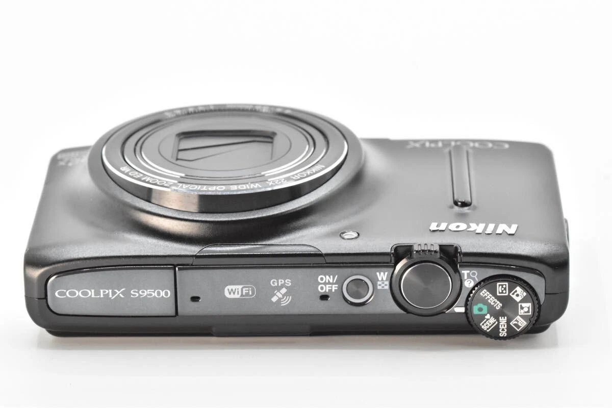 Nikon Coolpix S9500 18.1 MP Digital Camera - Black for sale online