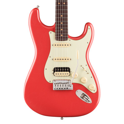 Used Fender American Ultra Luxe '60s Stratocaster HSS - Fiesta Red w/Rosewood FB