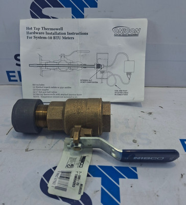 NIBCO INSTL1 NL9500A 1'' Rohr, Bronze-Standardkugelhahn mit vollem Anschluss