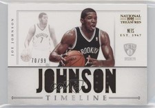 2012 Panini National Treasures Timeline Custom Names 70/99 Joe Johnson #10 3m8