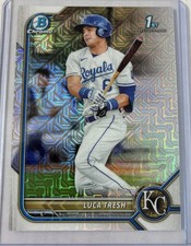 2022 Bowman - Chrome Prospects Luca Tresh #BCP-136 Mojo Refractor (RC)