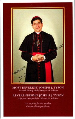 Original Autogramm Joseph Jude Bischof von Yakima Bishop /// Autogramm Au 333042