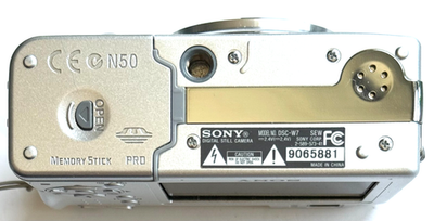 Sony Cyber-shot DSC-W7 7.2MP Digital Camera - Silver for sale