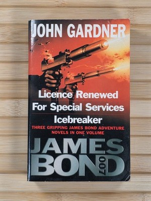 James Bond 007 Omnibus 3 Books in 1 John Gradner Licence Renewed Paperback Book