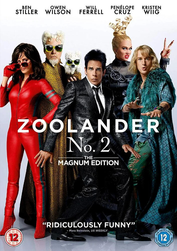 Zoolander 2 DVD