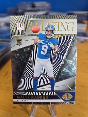 2024 Illusions Malik Nabers Rookie Amazing Plus Base New York Giants