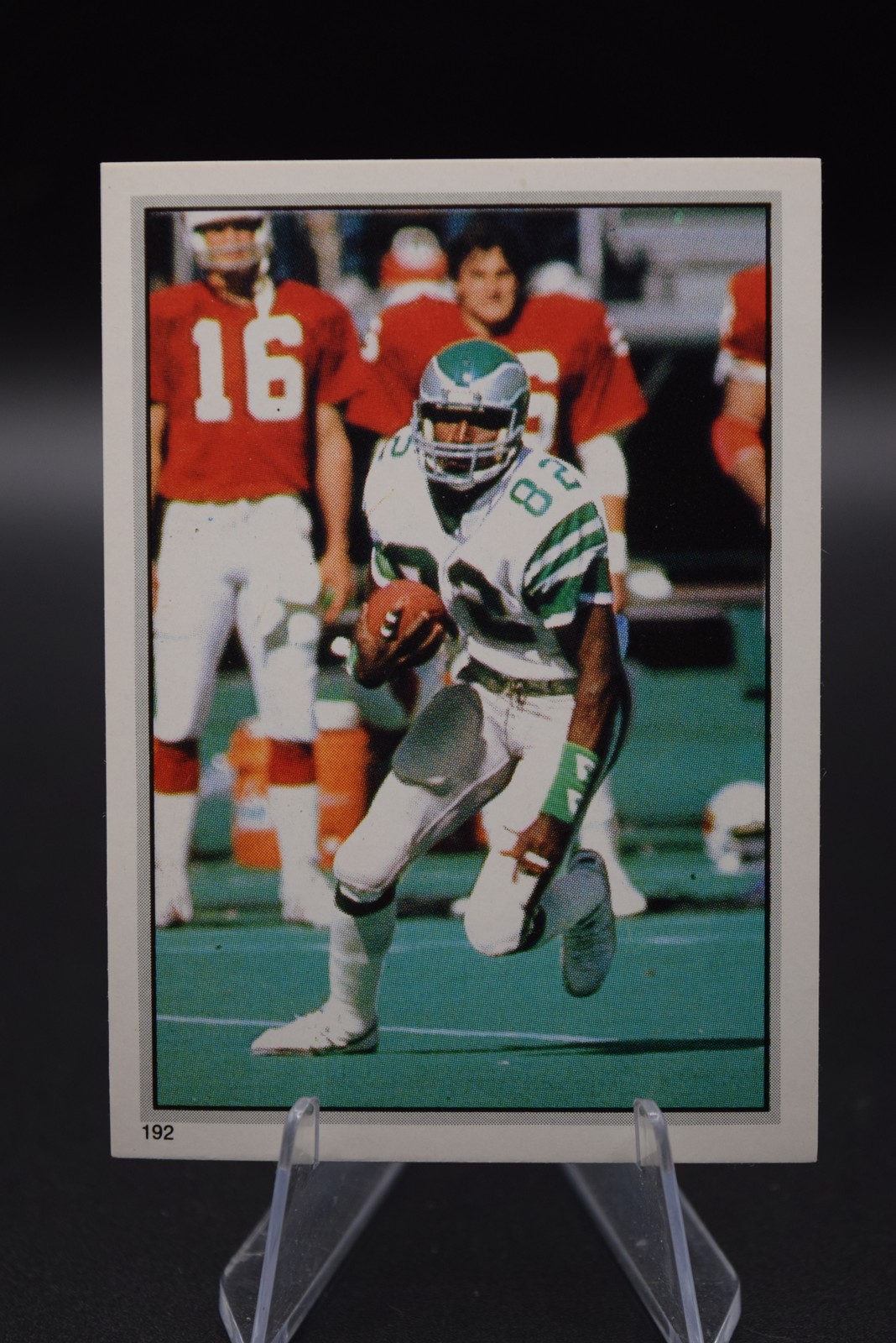 Mike Quick 1985 Topps #192 Yearbooks Coming Soon Stickers Philadelphia Eagles