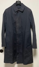 MACKINTOSH DUNKELD Coat Navy Cotton 38 Scotland