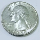 1959 D Washington Quarter 90% Silver UNCIRCULATED COIN FROM SET FREE SHIP #7537