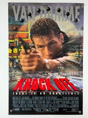 Knock Off 1998 Original Movie Poster 27x40 DS Rolled Jean-Claude Van Damme