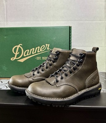 Danner Logger 917 Women's Charcoal Leather Gore-Tex Vibram Boots Size 7.5